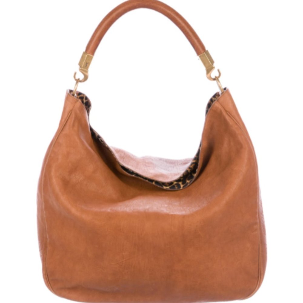 YVES SAINT LAURENT Leather Roady Hobo